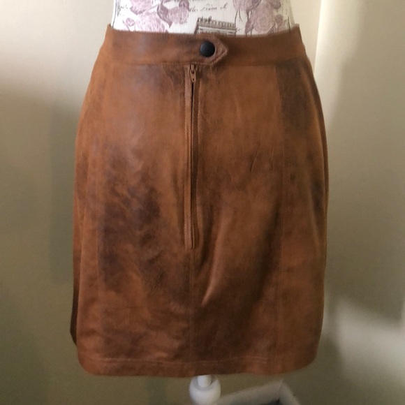 NWOT Free People pleather skirt. - Picture 3 of 4